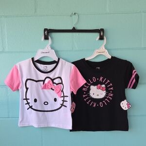 NWT "Hello Kitty" (Set of 2) Girls T-Shirts Sizes 8/10